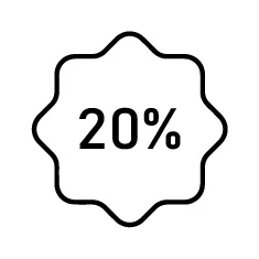 Get 20% Off