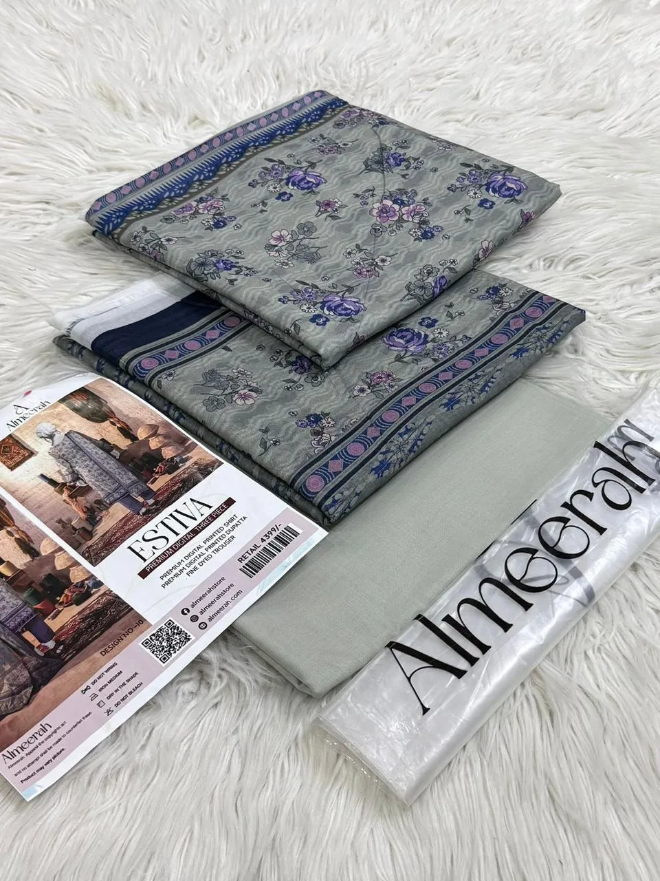 Almeerah Lawn 3PC Collection Vol 2 2026 | Printed Summer Suit