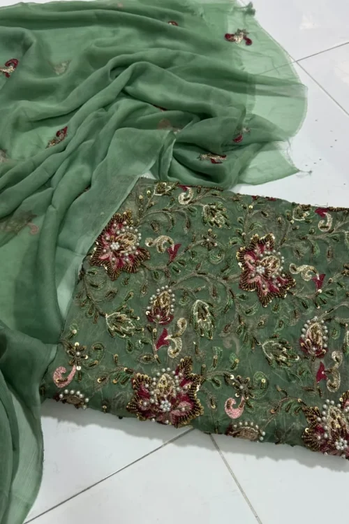 Chiffon Dana Work 2PC | Handmade Traditional Outfit for Women