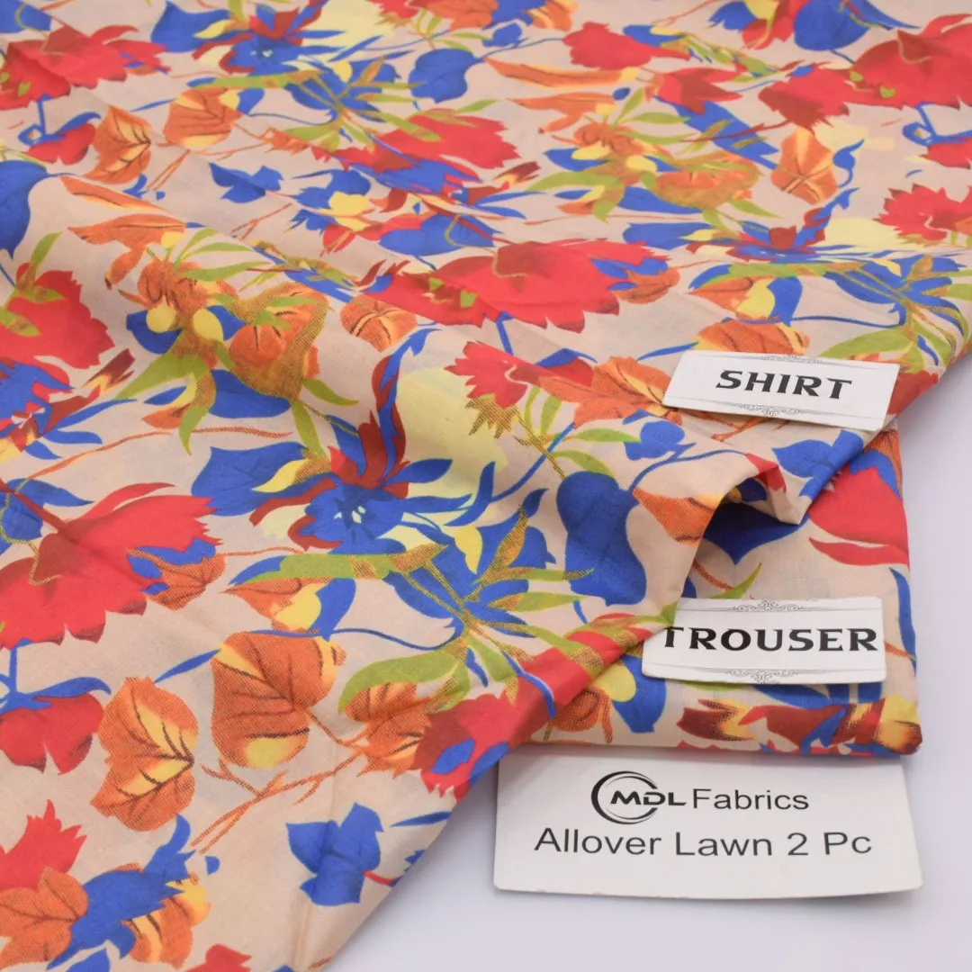 Digital Printed Lawn 2PC Suit (42)
