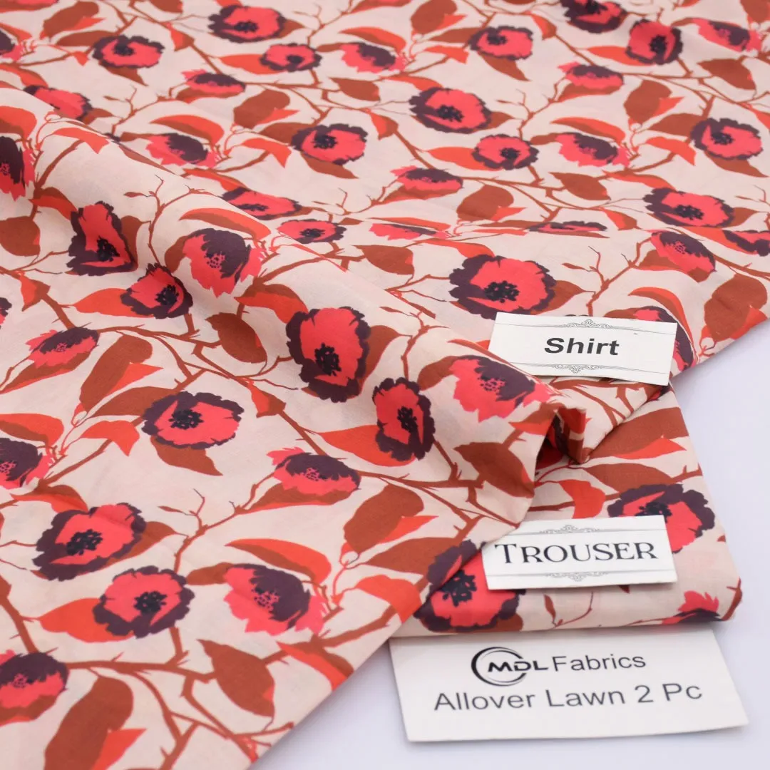 Digital Printed Lawn 2PC Suit (48)