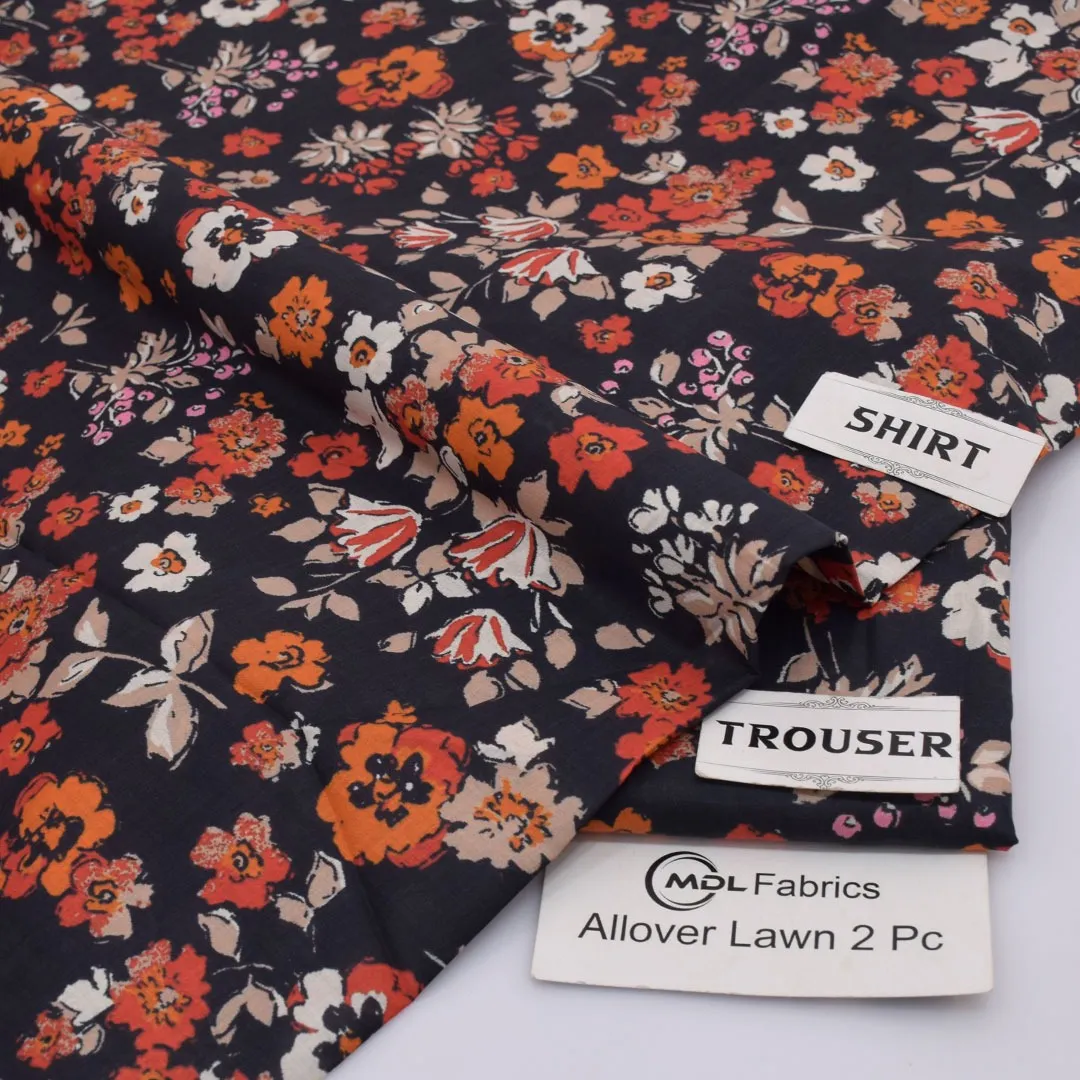 Digital Printed Lawn 2PC Suit (53)