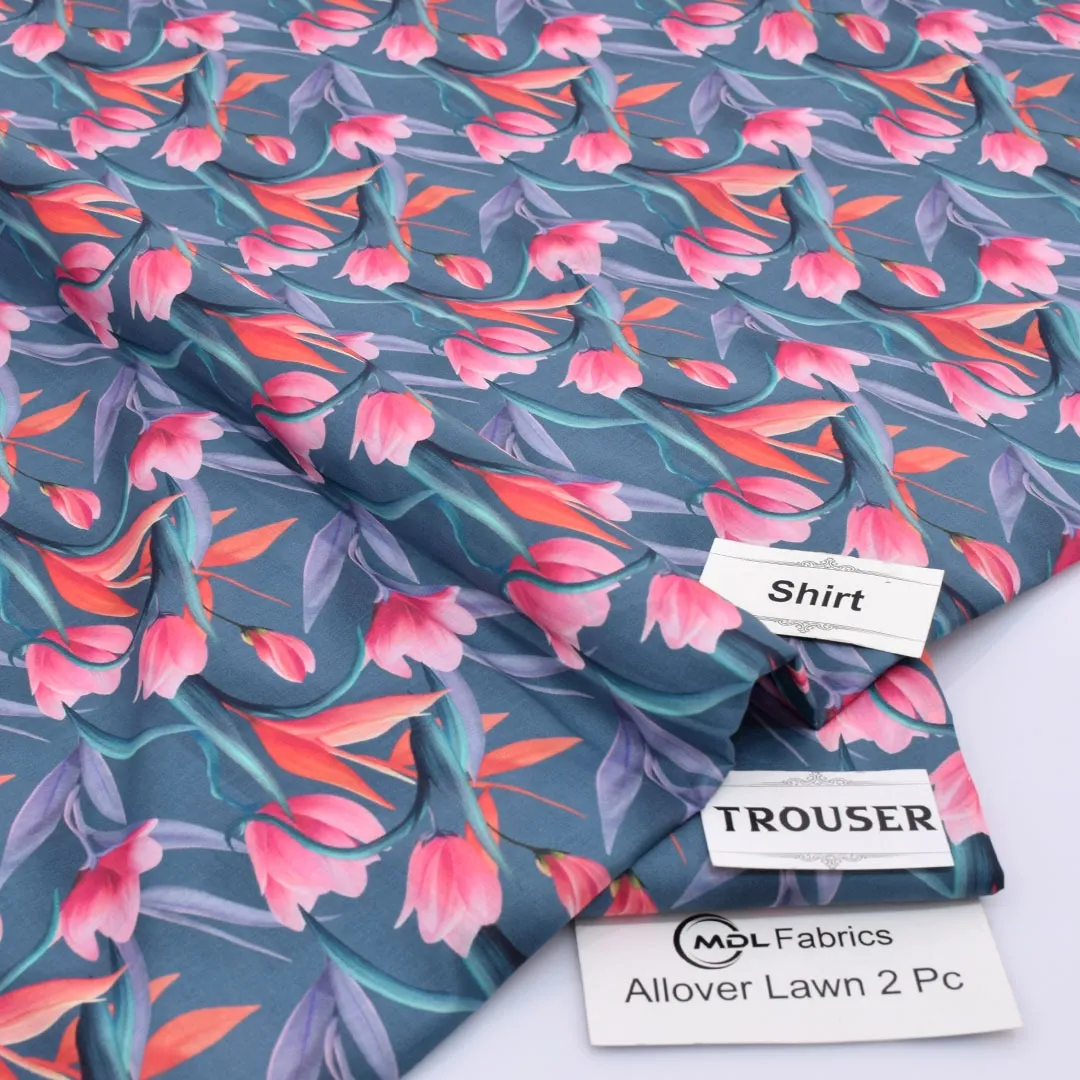 Digital Printed Lawn 2PC Suit (55)