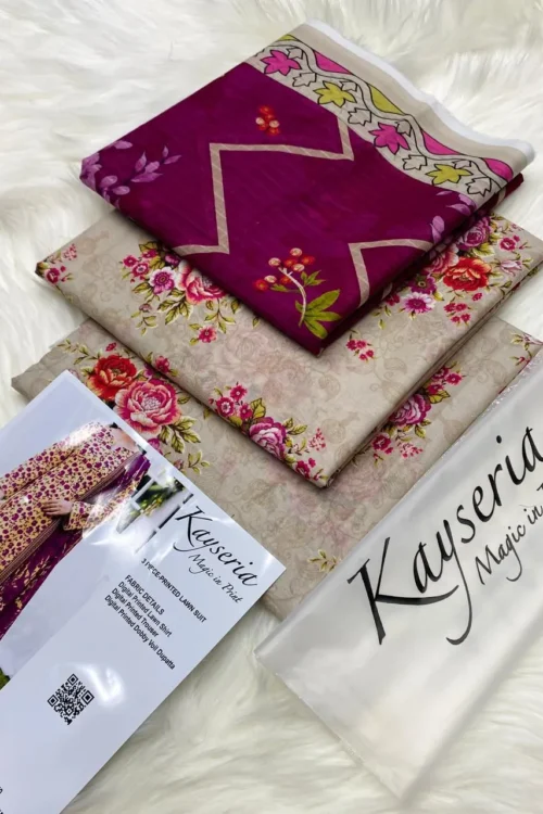 Kayseria Lawn 3PC Latest Designs 2026