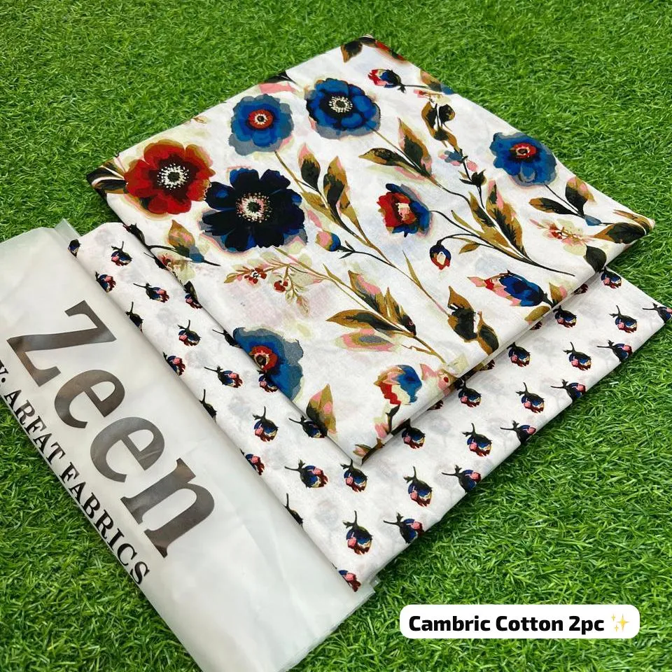 Zeen Black & White Lawn 2PC Suit 2026 | Printed Shirt Trouser Collection