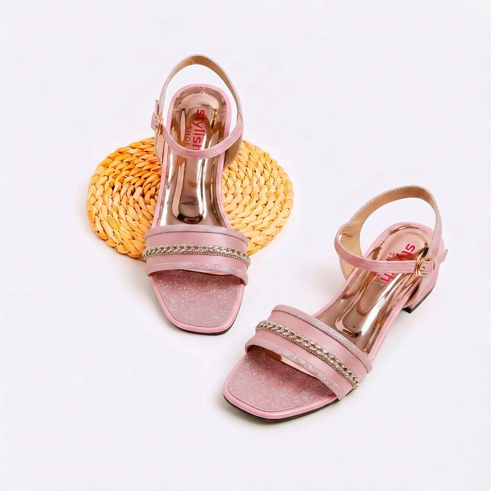 ladies low heel sandals (1)