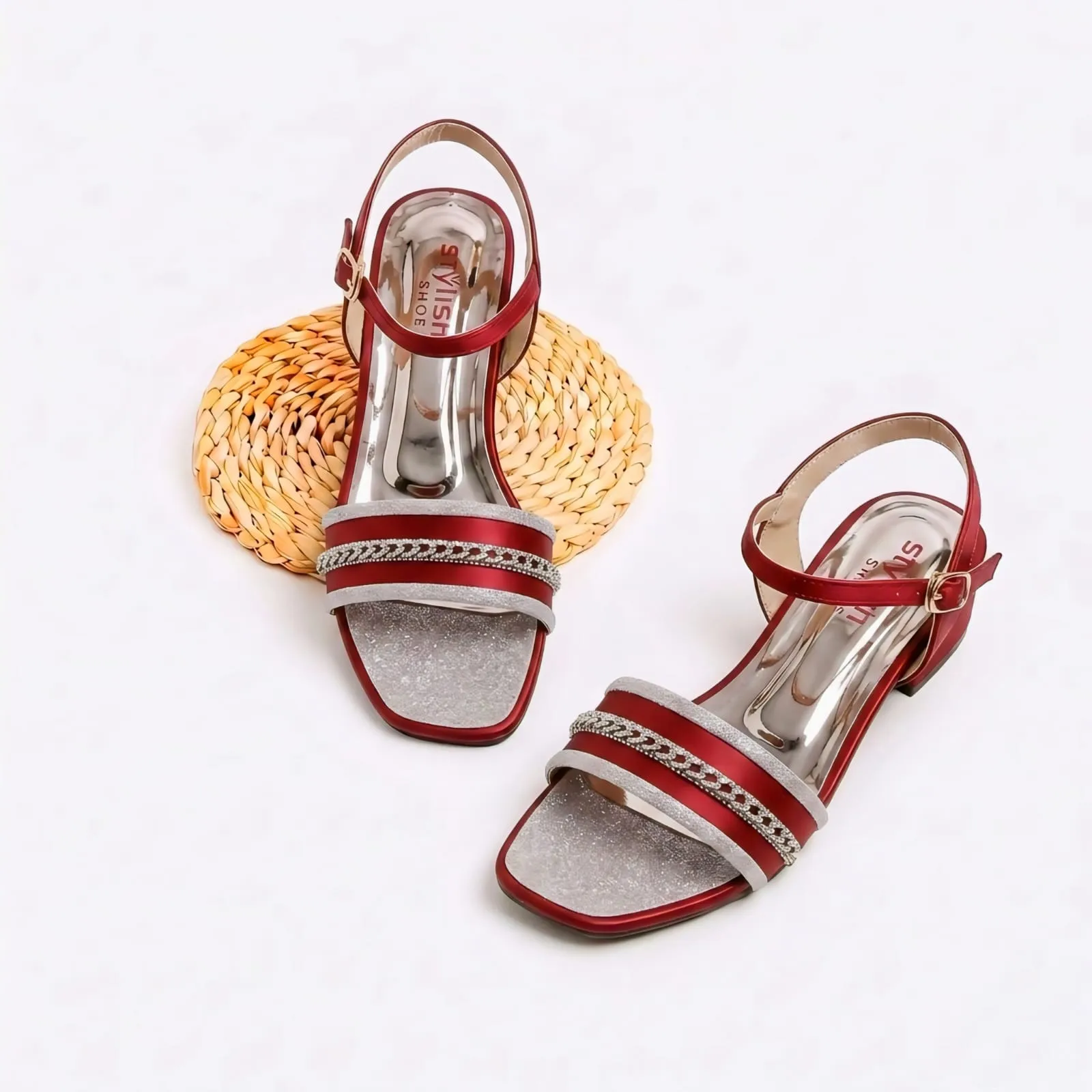 ladies low heel sandals (4)